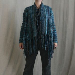 Free People Birkenstock Fringe Cardigan